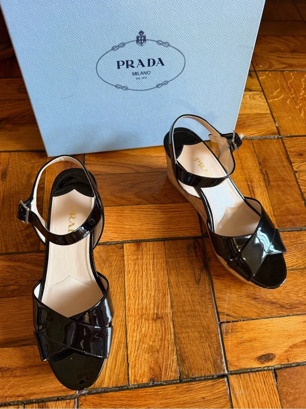Prada shiny black